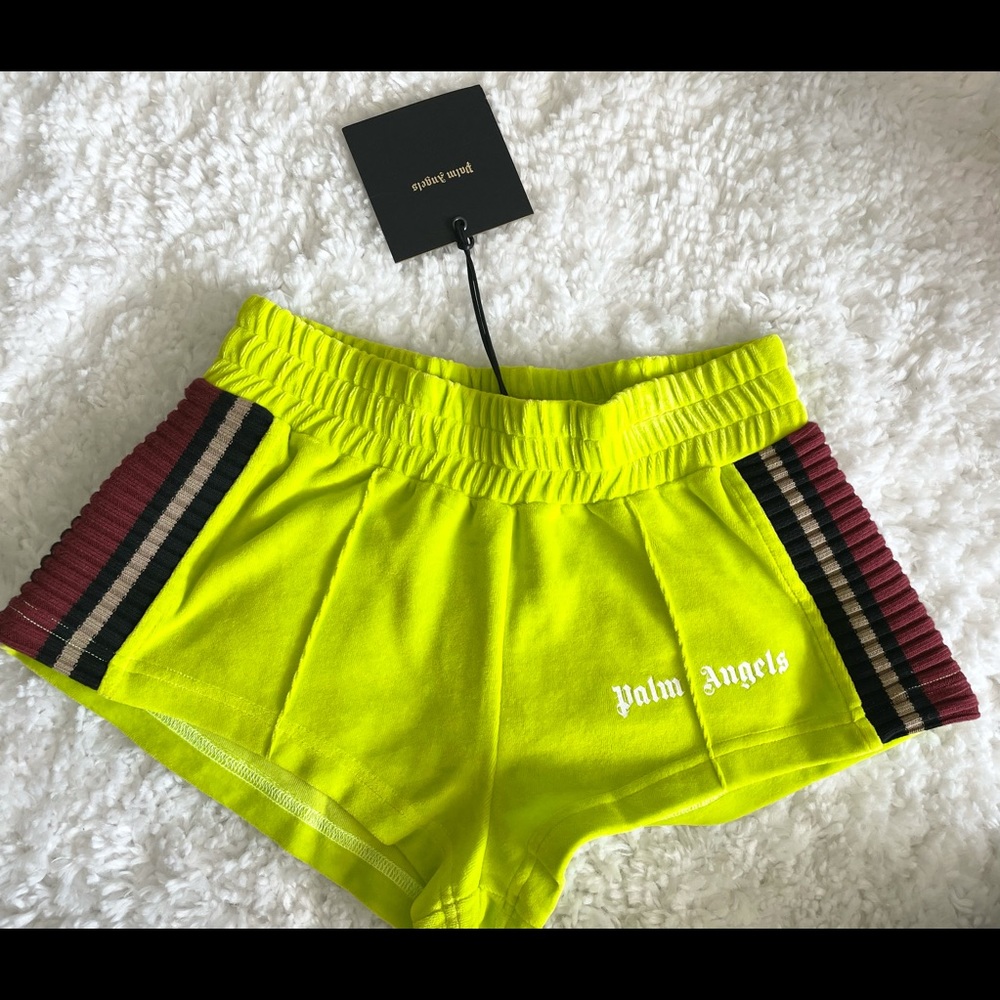 Palm Angels Chenille Track Hot Pants